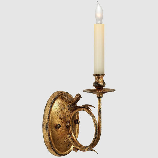 American Luxury Copper Glass Wall Lamp